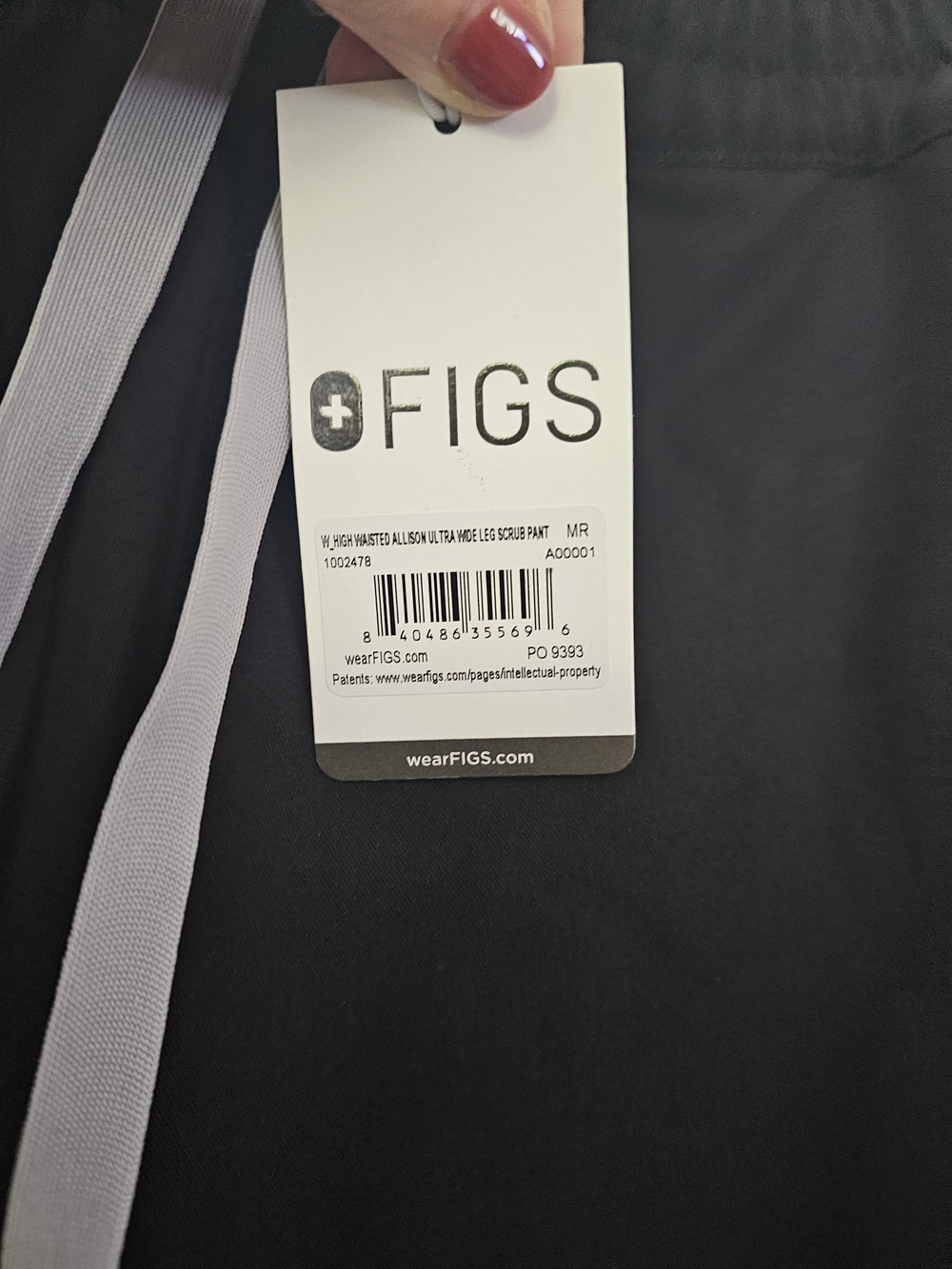 Figs Allison HW Ultra Wide Leg Pants